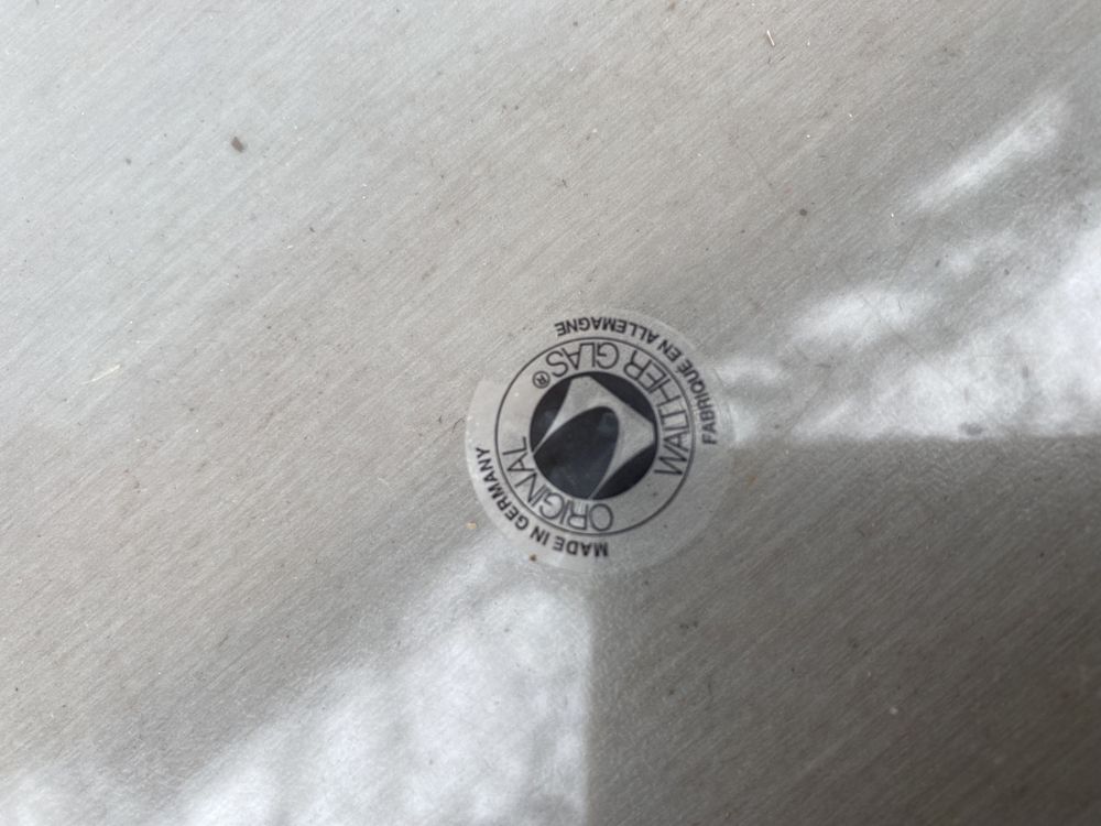 Немска тава от йена стъкло