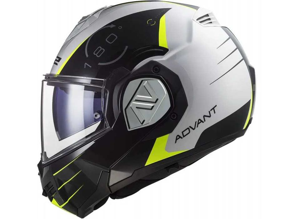 Отваряeмa мото Каска LS2 FF906 ADVANT CODEX WHITE/FLUO,очила