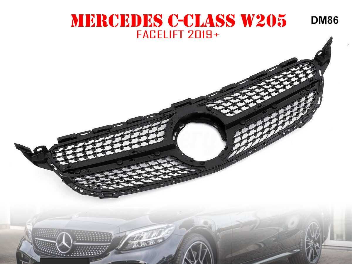 Grilă frontală Diamond pentru Mercedes C W205