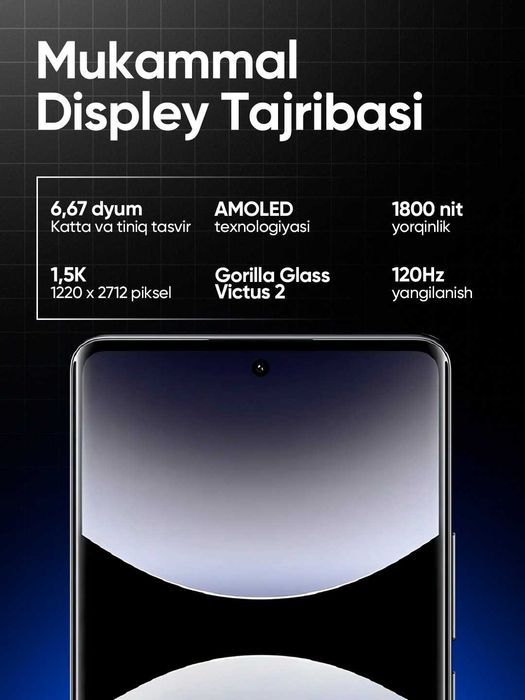 Смартфон Redmi Note 14 Pro, 5500 мА/ч, 45 Вт, AMOLED 120 Hz