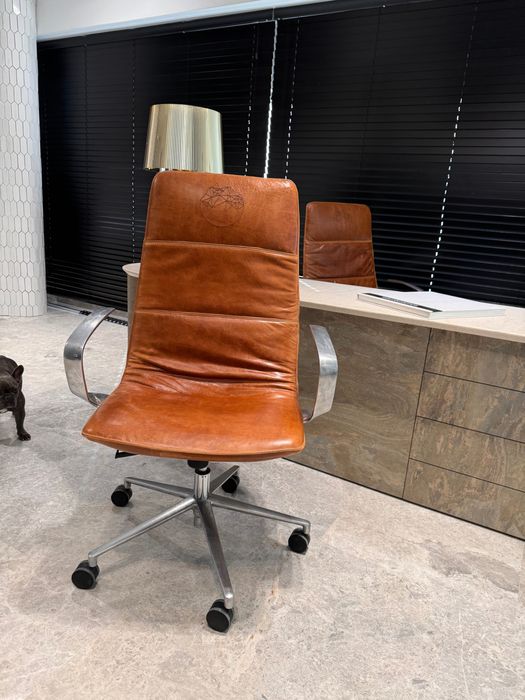 Scaun Directoral/Manager/Office/Birou | Quinti Amelie Piele Soft Maro