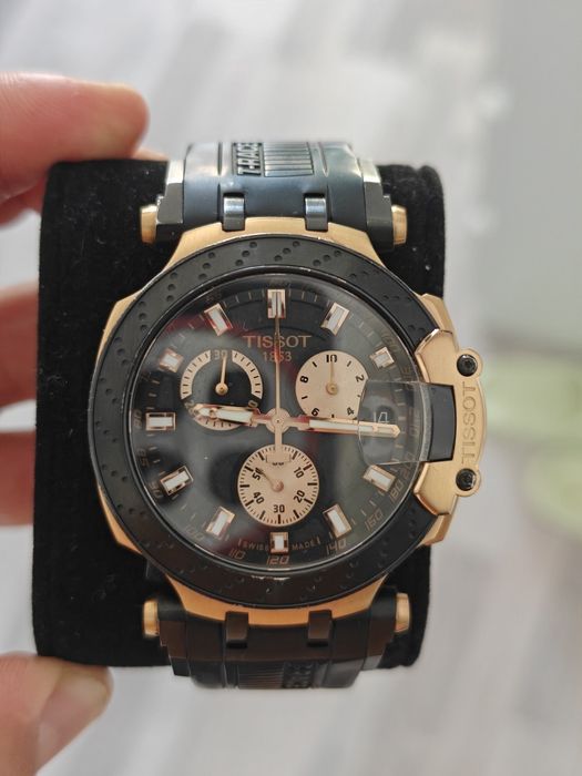 Tissot T-race rose-gold