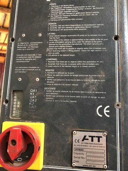 ELEVATOR AUTO, stare de functionare buna