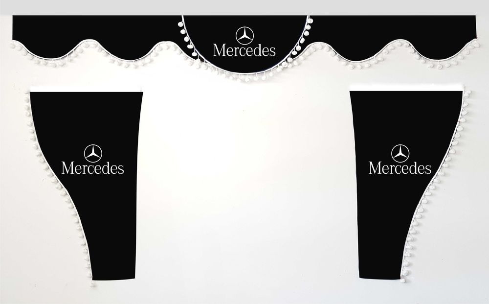 Комплект декоративни пердета с топчетаМЕРЦЕДЕС/MERCEDES