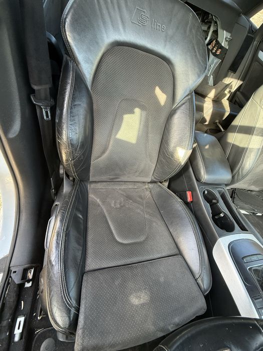 Set scaune audi a4 b8.5 b8 s line alcantara FARA INCALZIRE!
