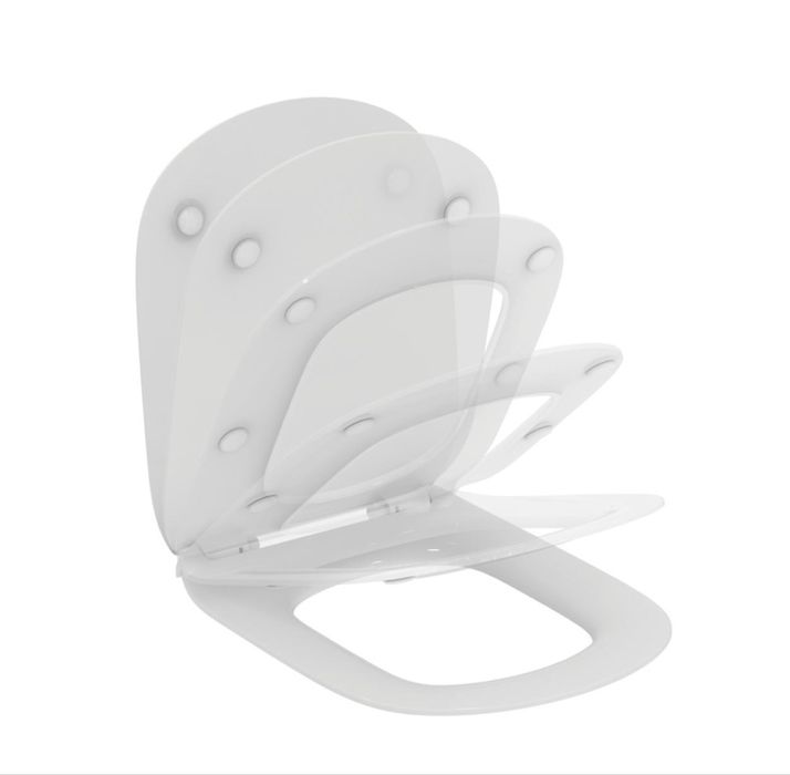 Конзолна тоалетна чиния Ideal Standard Tesi Rimless с плавен капак