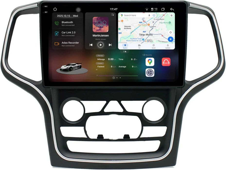 Navigatie Dedicata Jeep Grand Cherokee (2013-2020), 9Inch, Carplay