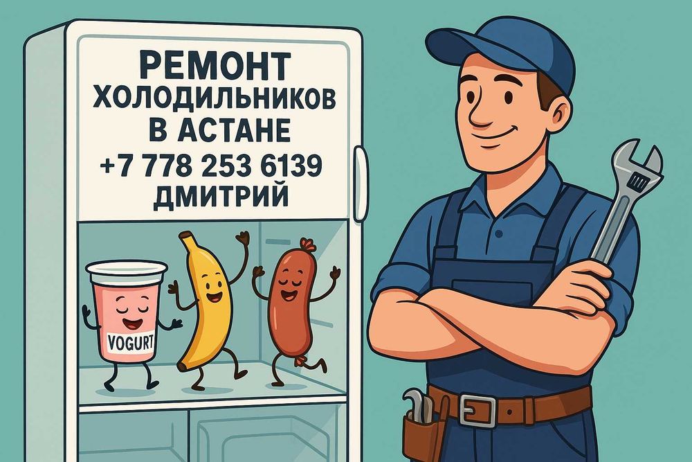 ремонт холодильников, морозильных камер, витрин