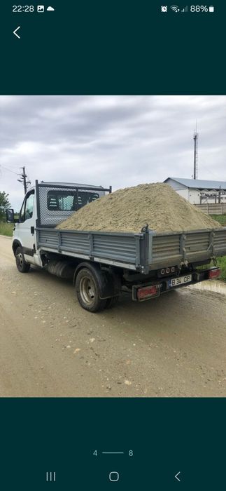 Transport nisip, piatra ,amestec ,moloz