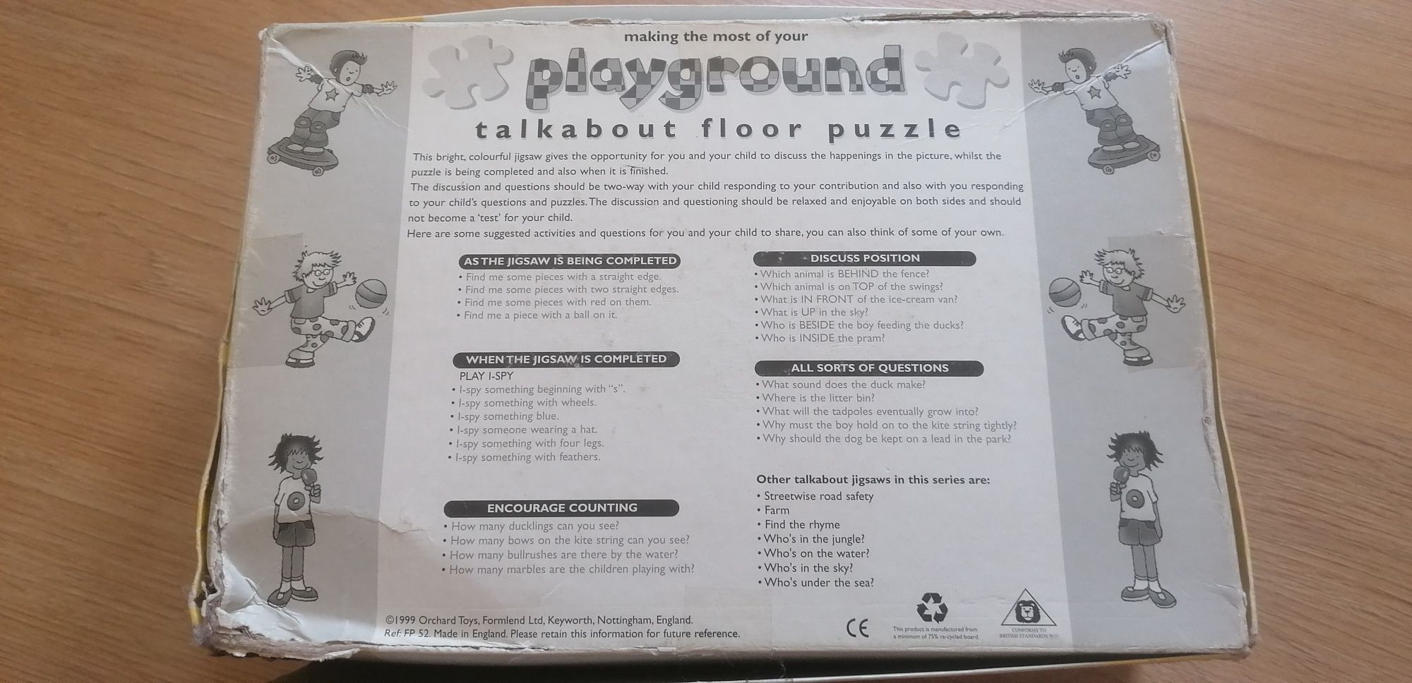 4 Puzzle-uri de podea / Floor puzzle