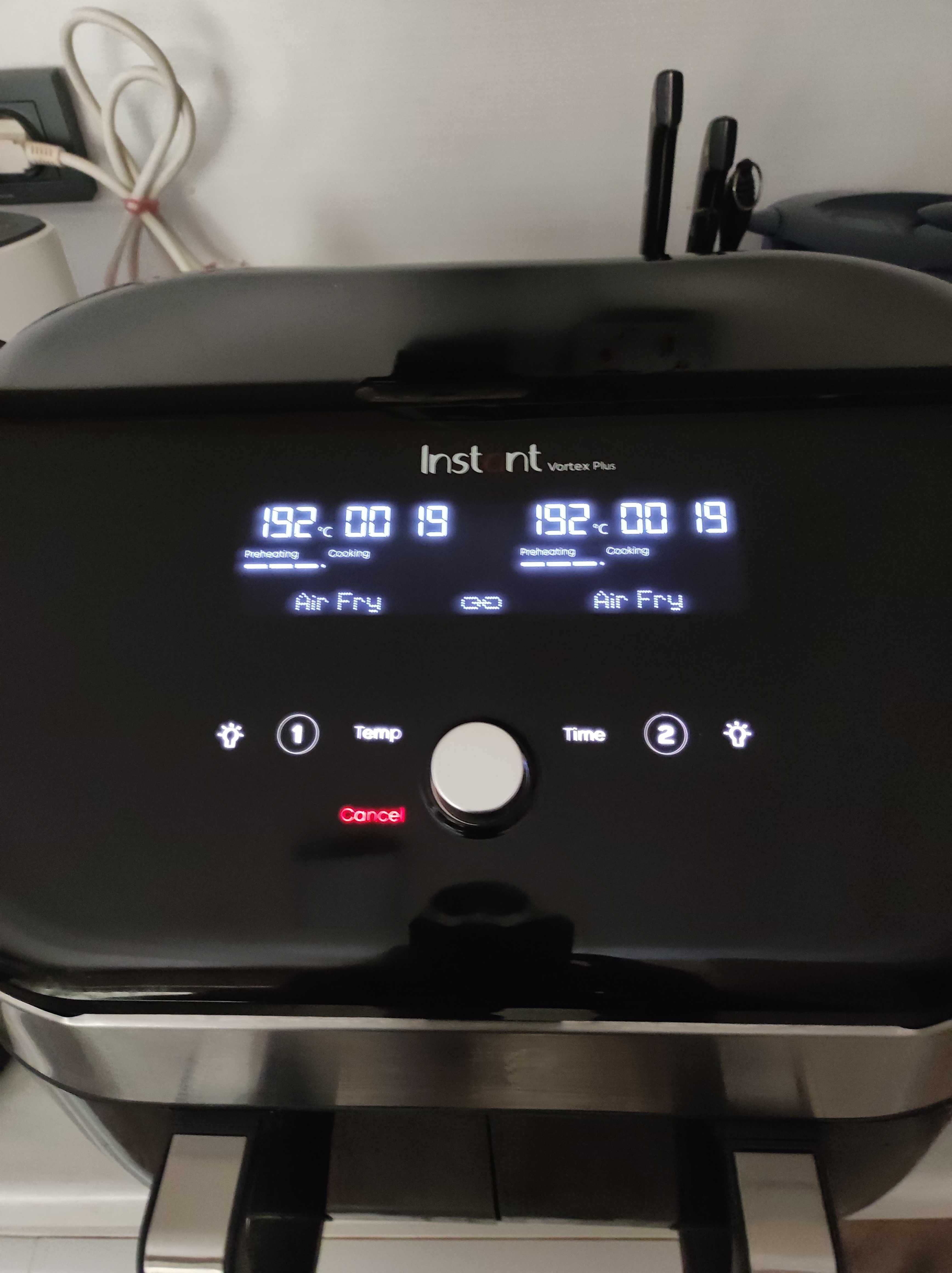 Еър Фрайър Instant Vortex Plus Dual ClearCook Air Fryer 7.6L - ИНОКС