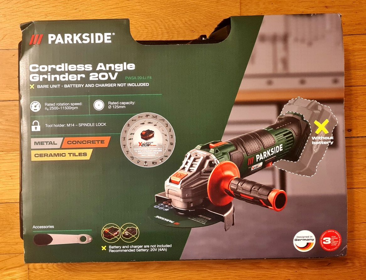 Parkside 20v : Флекс ъглошлайф 20 Li  F4,  Пробивен трион, зеге 20v