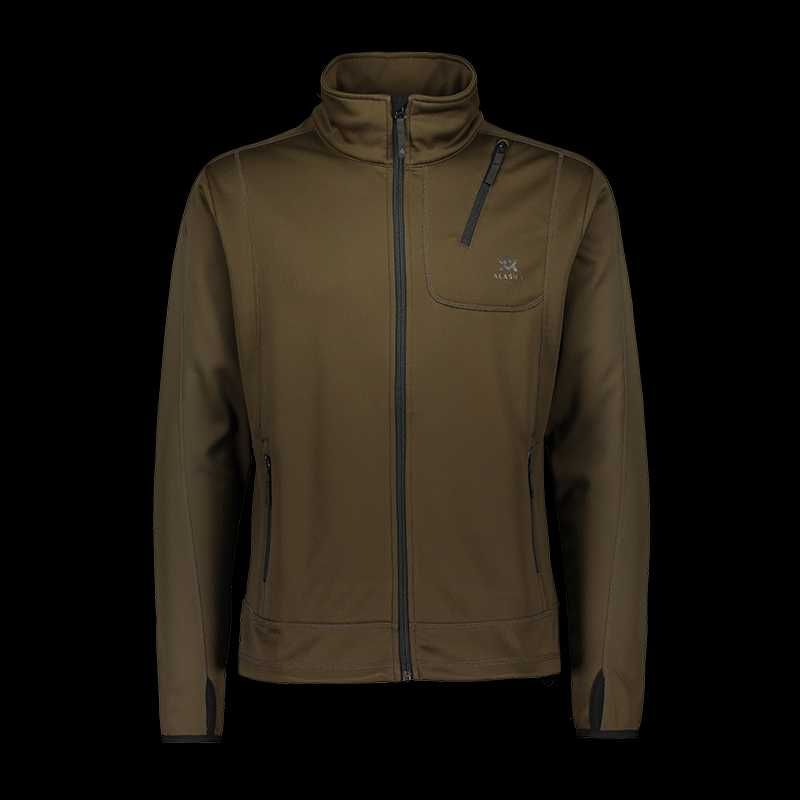 Alaska Sniper Ms Powerfleece Hoodie, Moss Brown-jacheta de vanatoare