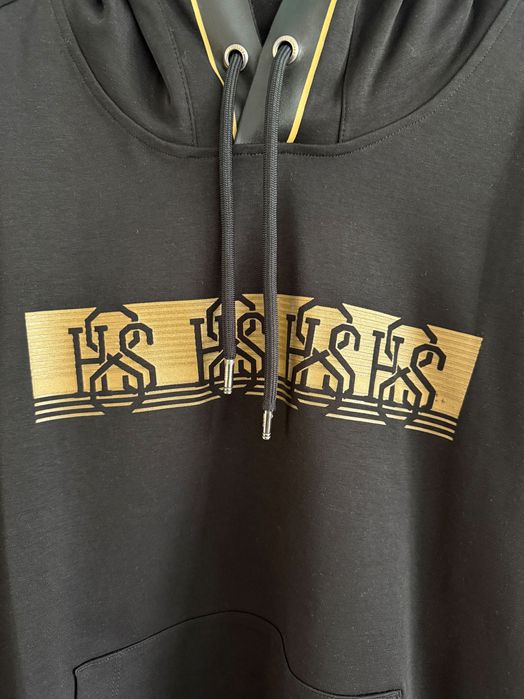 Като нов черен суитшърт Христо Стоичков за мъже размер L