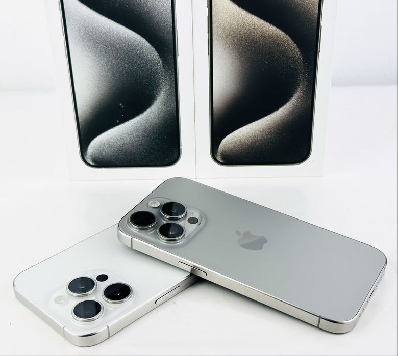 Apple iPhone 15 Pro 128GB White / Natural Перфектен! Гаранция!