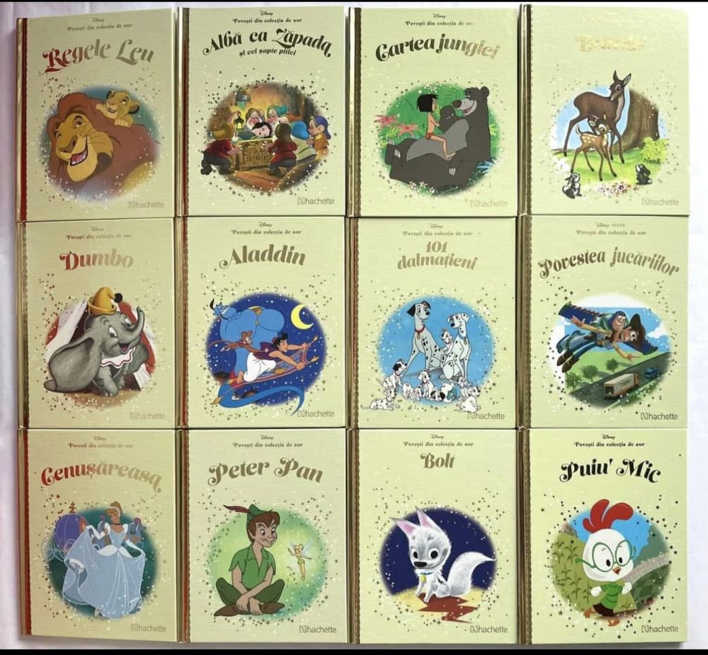 Carti Disney coletia de aur Hachett povesti aurii 100 de carti