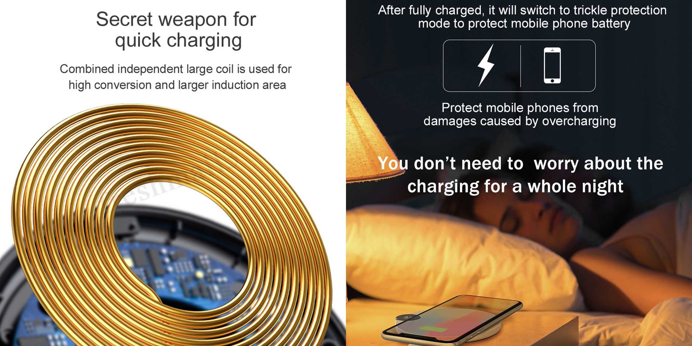 Incarcator universal wireless Baseus, incarcare rapida Qi. Nou!