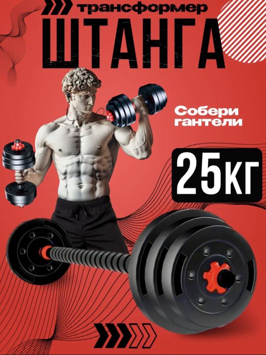 штанга,гантели багасын келысуге болады