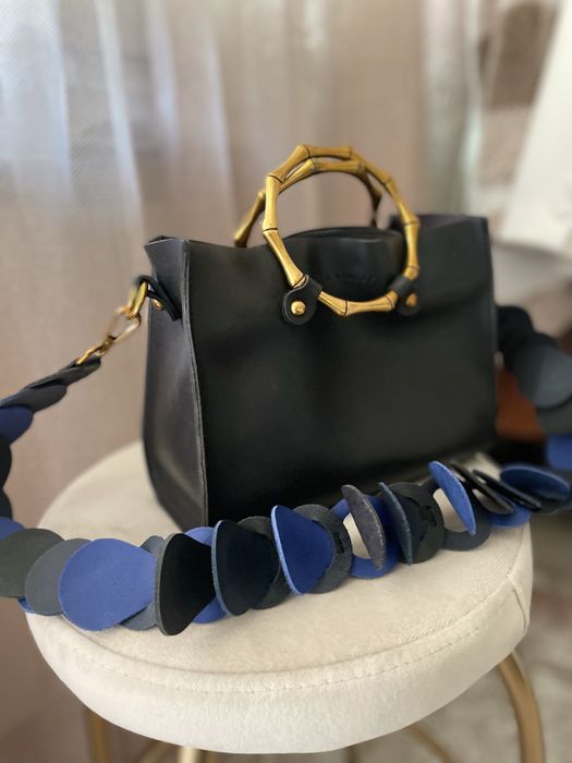 Черна Чанта Laura Ashley Tisbury Black Bag