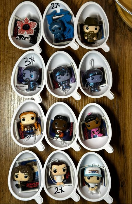 Фигурки Очень странные дела из Kinder Joy