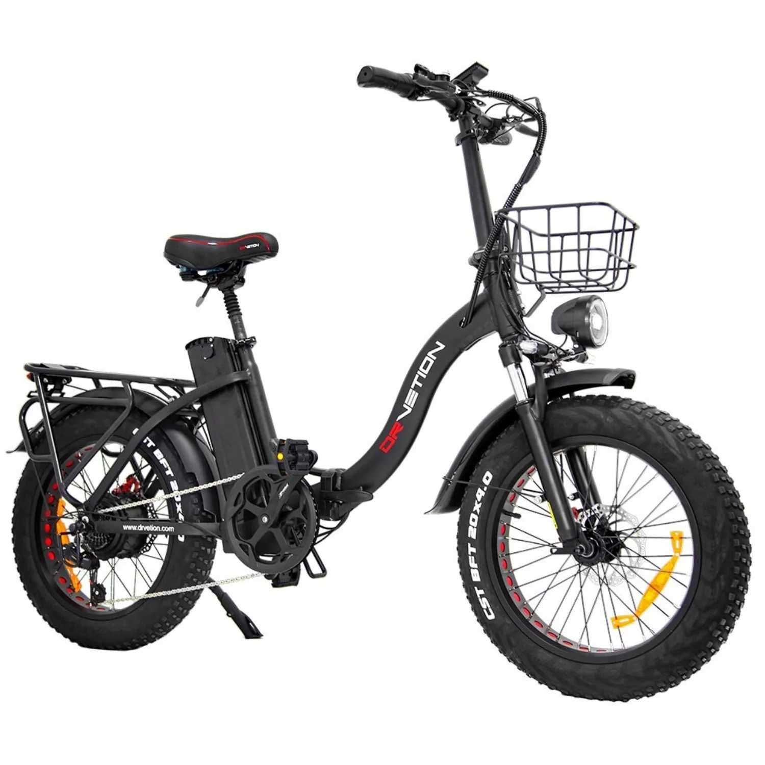 Сгъваемо електрическо колело DrveTion CT20 1000W 48V 20Ah