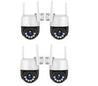 Set 4 x Camera Wi-Fi PTZ CCTV IP 2 Cai Audio-Interfon