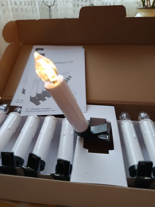 Коледни свещи на батерии