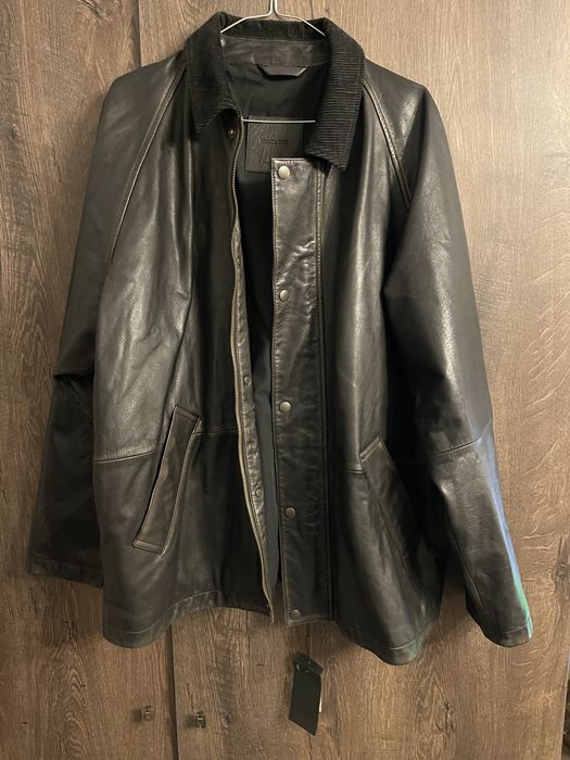geaca piele Massimo Dutti