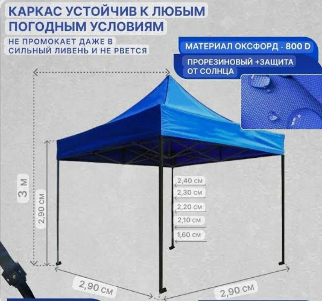 Навес зонтик палатка сифати зу́р.