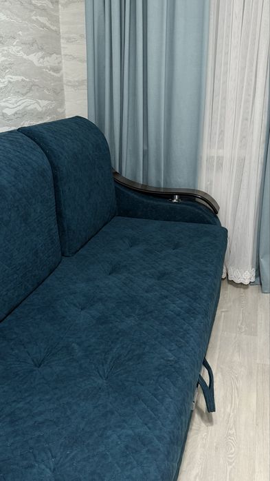 Диван Кровать Спальни в синем цвете 220*95