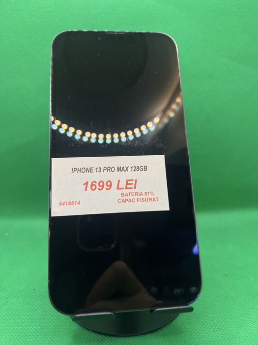 Iphone 13 Pro Max 128GB, bateria 87%, Lazar Amanet Crangasi, 54188