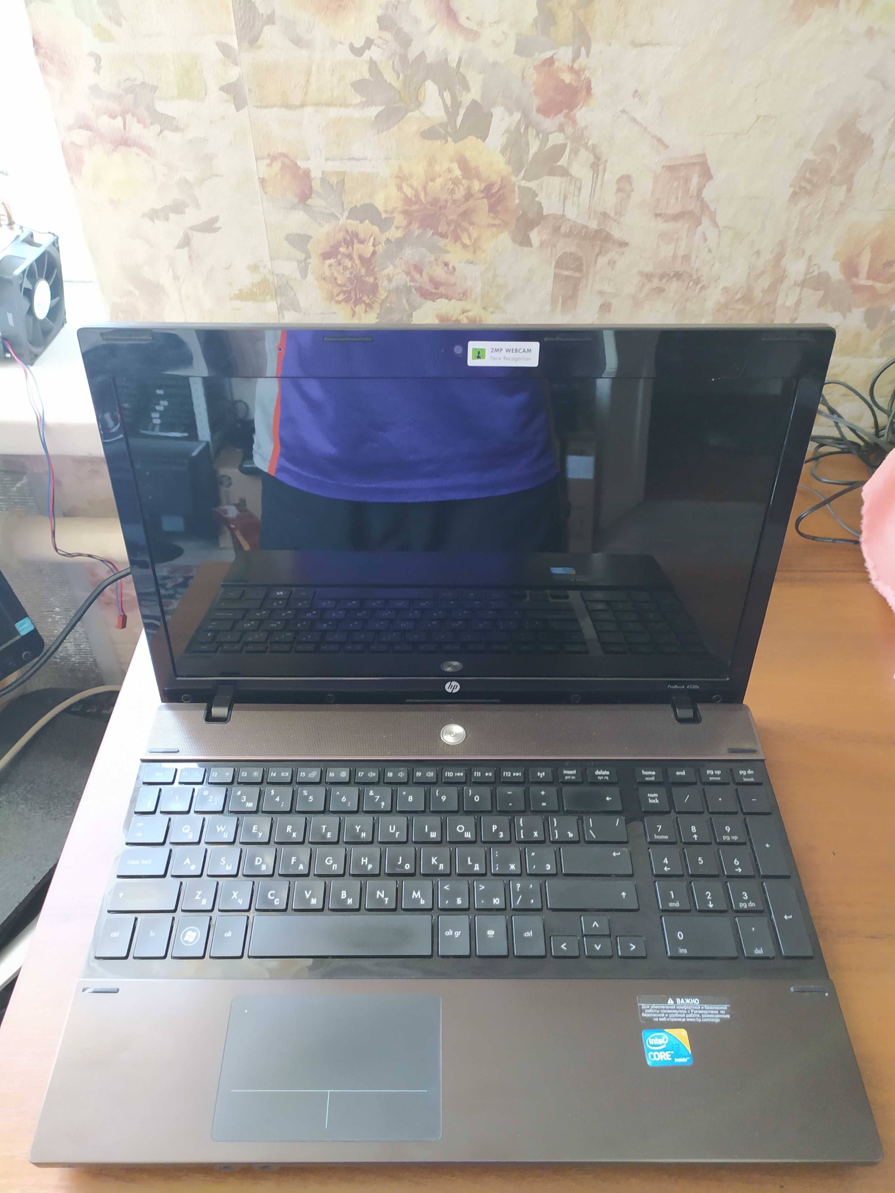 Ноутбук HP ProBook 4520s Core i3 2,1GHz ОЗУ 8Gb SSD 120Gb 15,6" + мышь