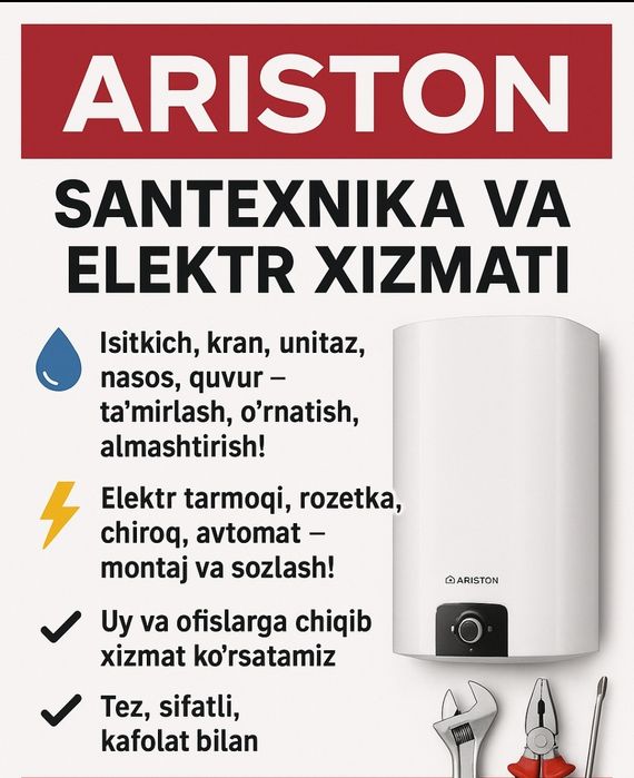 Santexnika elektrik xizmati