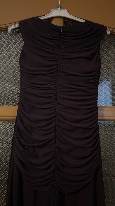 Rochie vișiniu închis elegantă