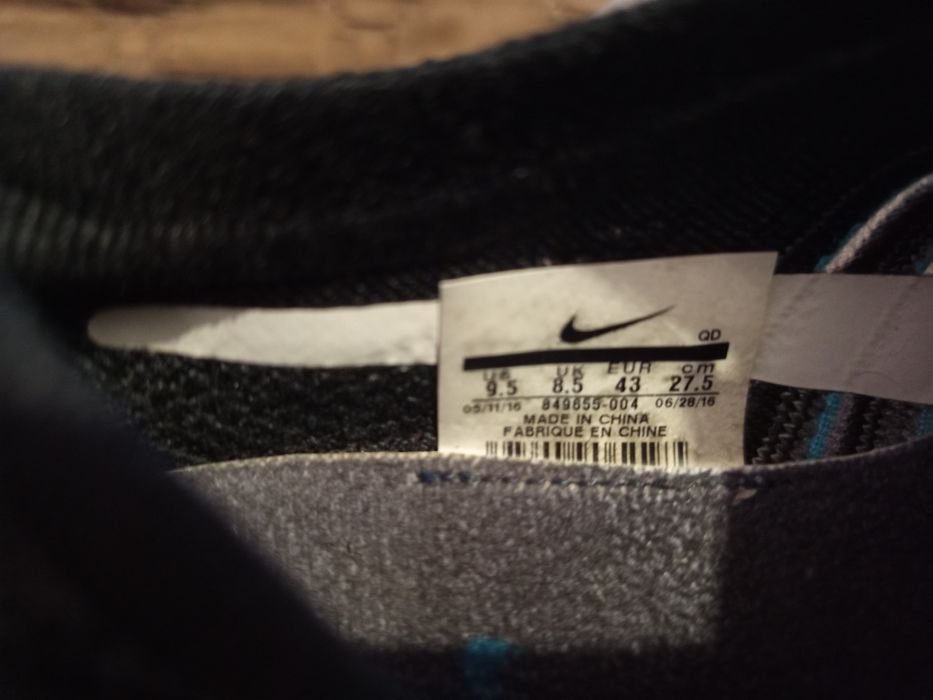 Маратонки Nike Flyknit Streak Le Black WhiteDark GreyBlue Lagoon