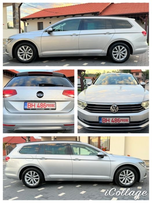 Vw Passat 2.0tdi-150cp DSG 2016 comfortline LED/camera/padele/senzori/