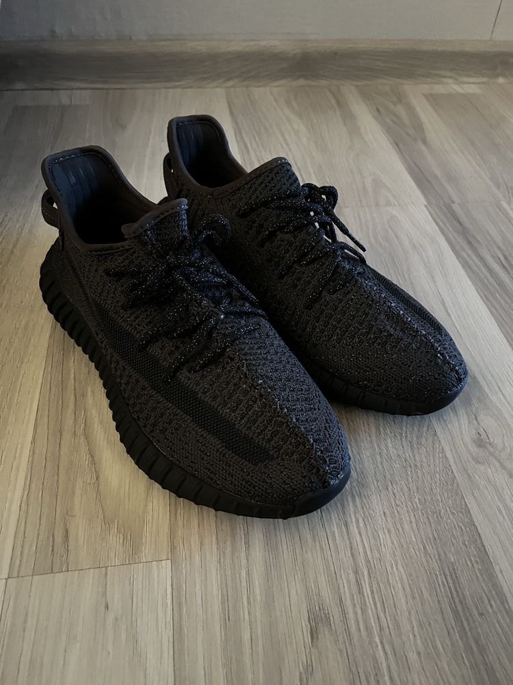 Adidas Yeezy 350 v2 черни Reflective 45 номер
