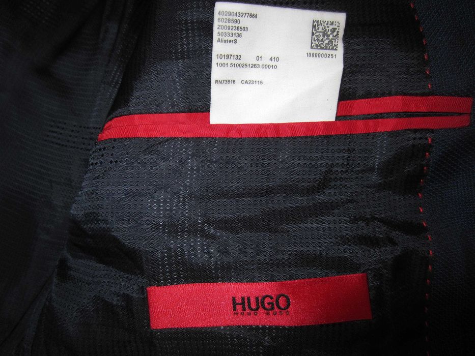 Sacou Hugo Boss,masura M(I,F,G=98),lana virgina,ca nou,fabricat Italia