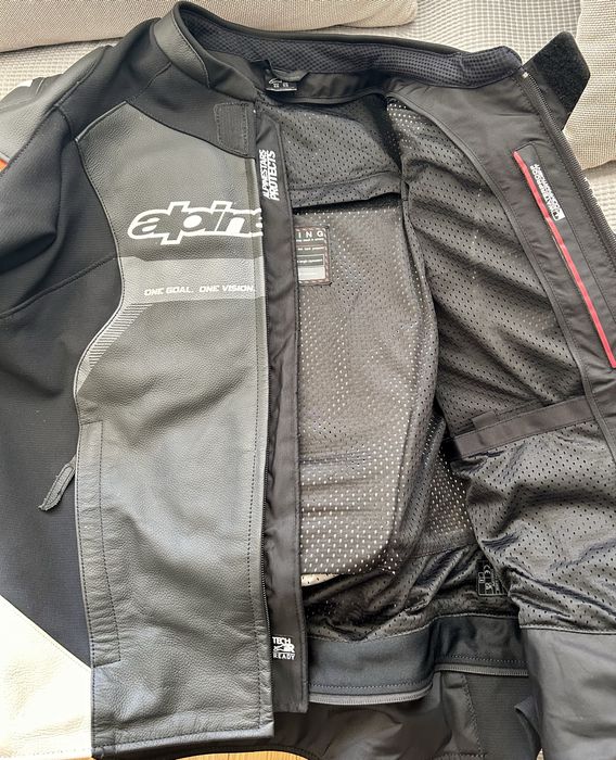 Кожен мото екип от две части Alpinestars