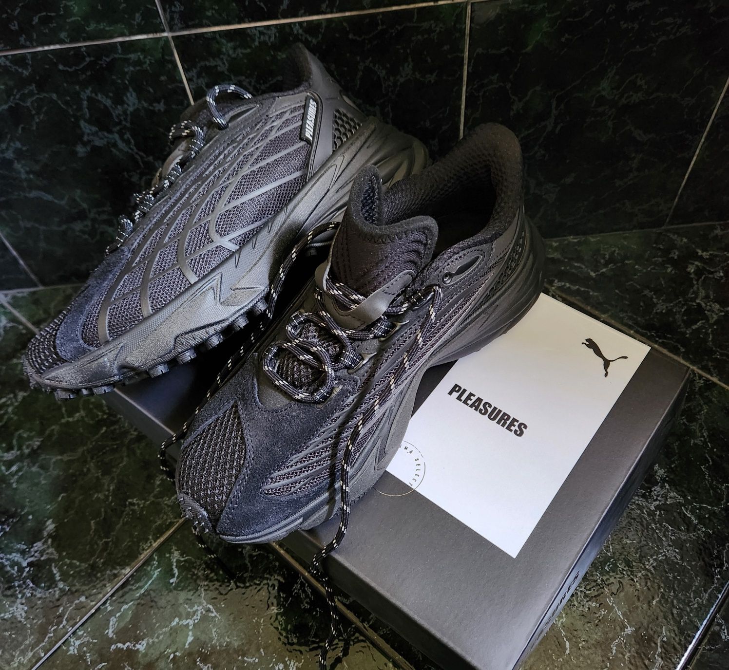 Puma Pleasures Spirex 38номер черни маратонки дебела подметка sneakers