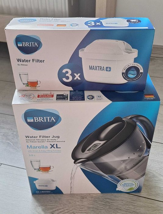 Vand Cana Filtranta apa 3.5l Marella XL + cadou Set 3 cartuse Maxtra
