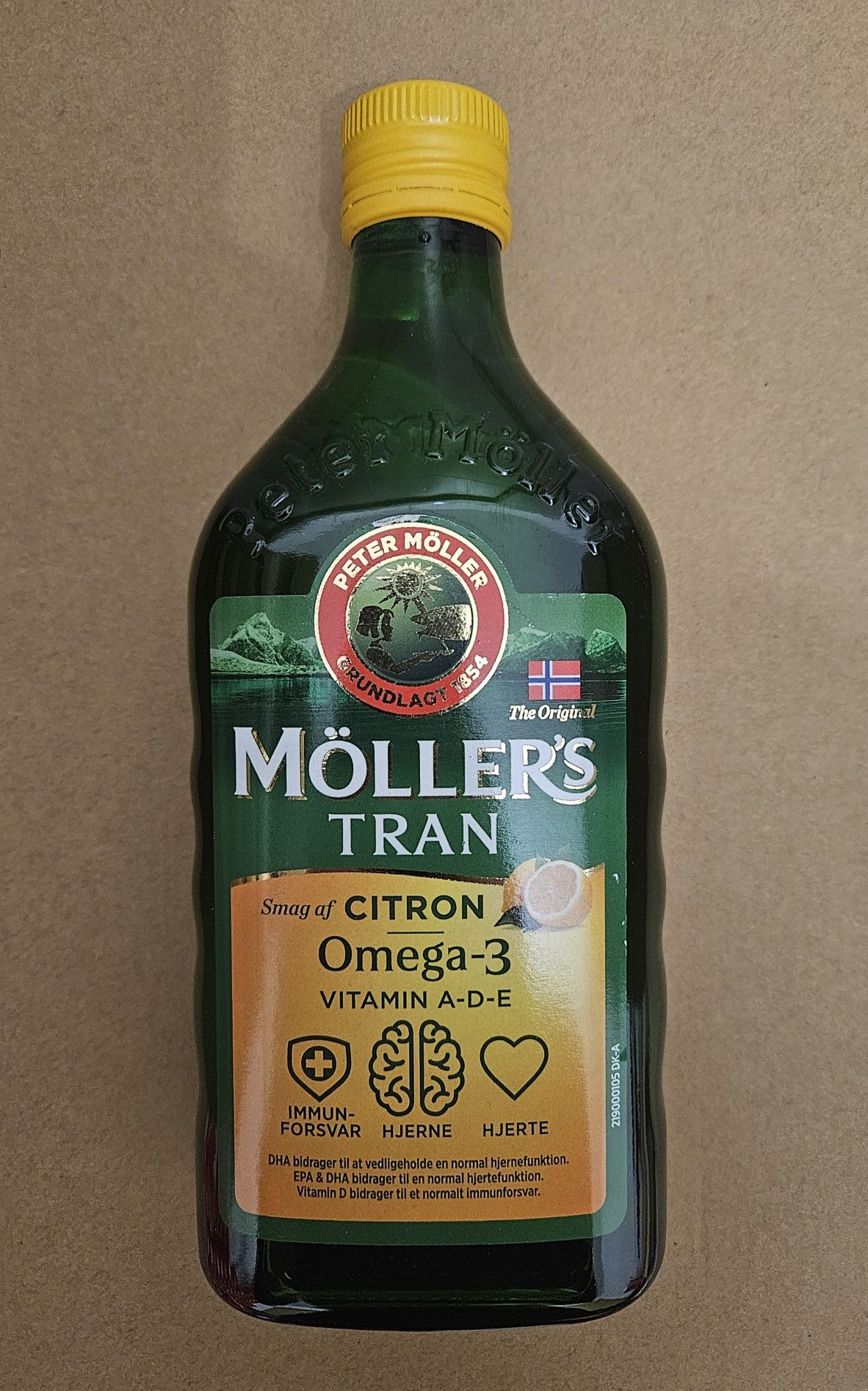 Omega 3 - 500ml Ulei din ficat de cod salbatic norvegian cu aroma de l