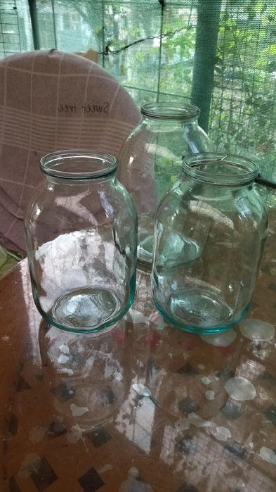 Стеклянные болоны, двухлитровые и трёхлитровые