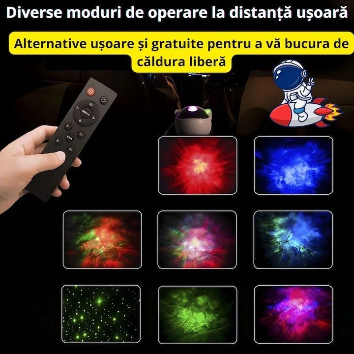 Proiector de stele Astronaut, Lampa de veghe pentru copii