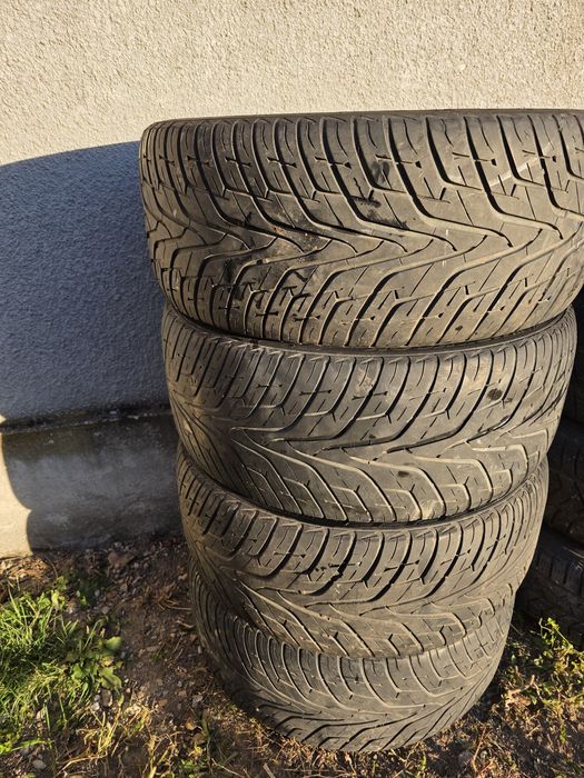 Roti pe R20" Touareg/Cayenne/Q7 cu caucicuri all season hankook