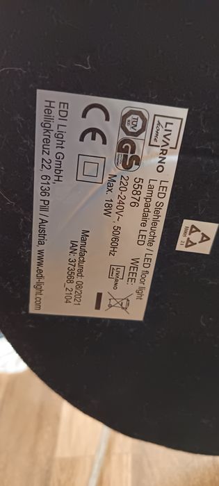 Lampadar 190 cm 18 w