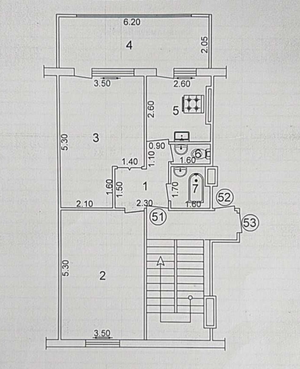 2-Комн. 62м². Улучшенка. Продажа. Феруза. Военка.