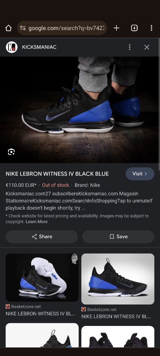 Nike Lebron Witness IV