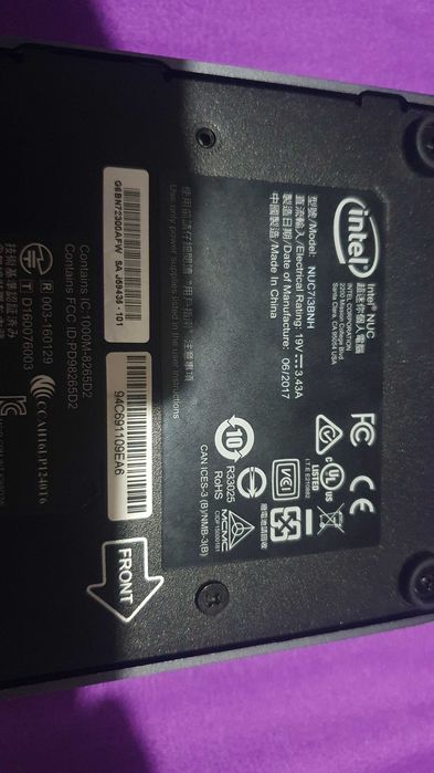 Intel Nuc I3 7100U