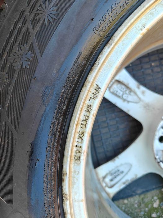 Jante aliaj 225/65/17 de iarna 5x114.3 Duster, Hyundai, Nissan, Toyota